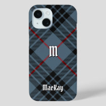 Clan MacKay Blue Tartan iPhone 15 Case