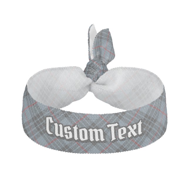 Clan MacKay Blue Tartan Elastic Hair Tie (Front)