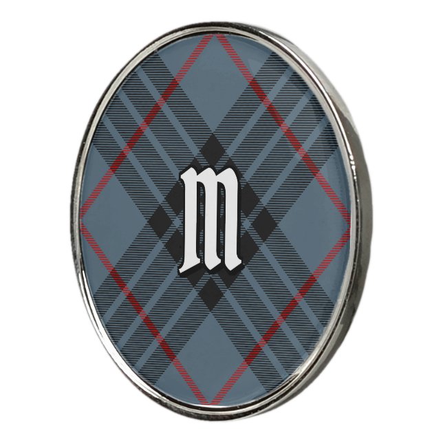 Clan MacKay Blue Tartan Golf Ball Marker (3/4)