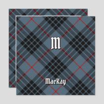 Clan MacKay Blue Tartan Invitation