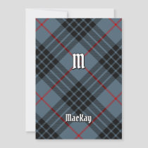 Clan MacKay Blue Tartan Invitation