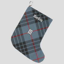 Clan MacKay Blue Tartan Large Christmas Stocking