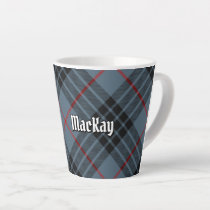 Clan MacKay Blue Tartan Latte Mug