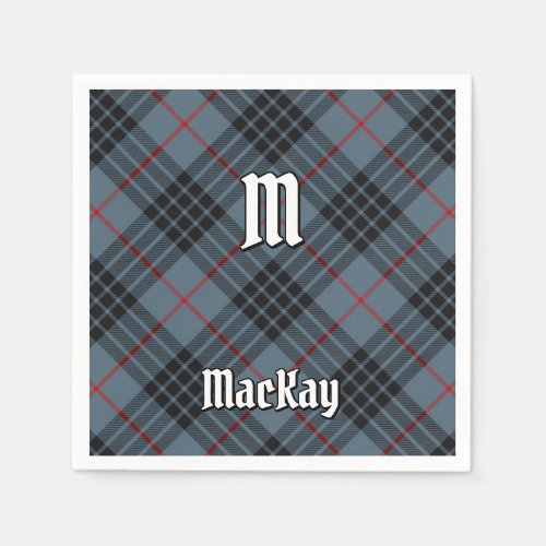 Clan MacKay Blue Tartan Napkins