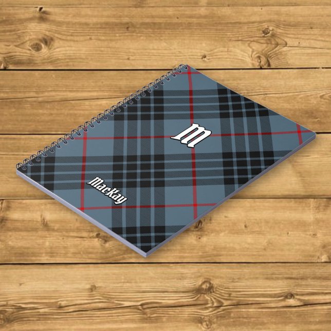 Clan MacKay Blue Tartan Notebook (Creator Uploaded)