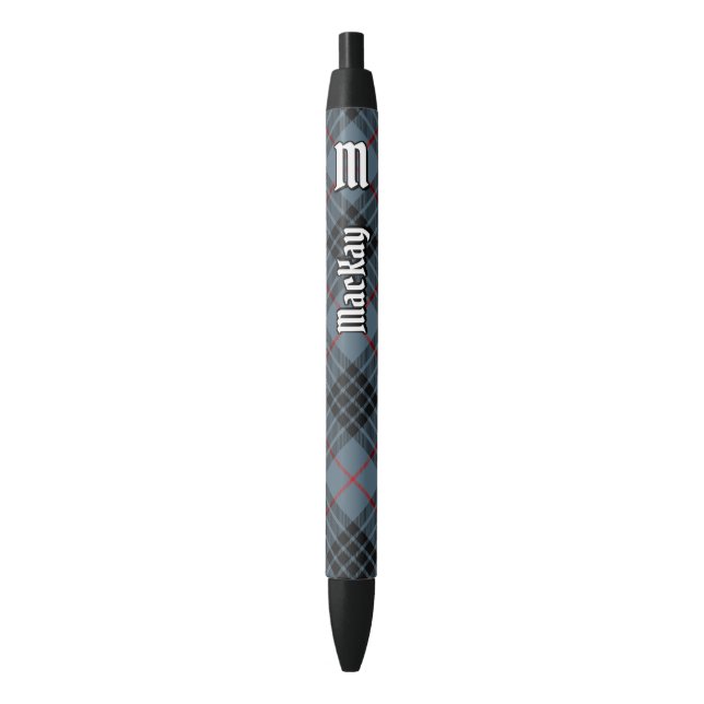 Clan MacKay Blue Tartan Pen (Front Vertical)