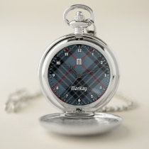 Clan MacKay Blue Tartan Pocket Watch