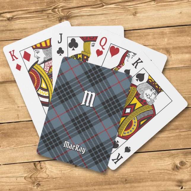 Clan MacKay Blue Tartan Poker Cards (Creator Uploaded)