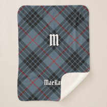 Clan MacKay Blue Tartan Sherpa Blanket