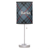 Clan MacKay Blue Tartan Table Lamp (Left)