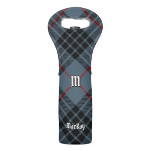 Clan MacKay Blue Tartan Wine Bag