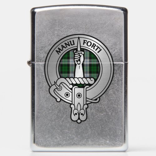 Clan MacKay Crest  Dress Tartan Zippo Lighter