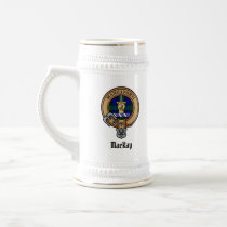 Clan MacKay Crest over Tartan Beer Stein