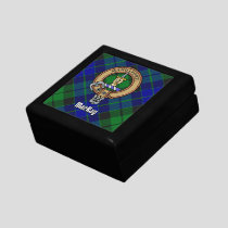 Clan MacKay Crest over Tartan Gift Box