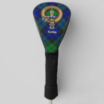 Clan MacKay Crest over Tartan Golf Head Cover