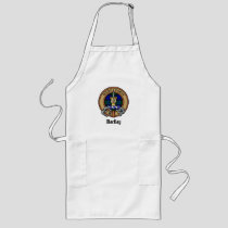 Clan MacKay Crest over Tartan Long Apron