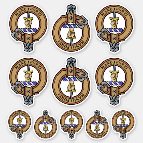 Clan MacKay Crest Sticker Set