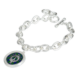 Clan MacKay Crest & Tartan Bracelet