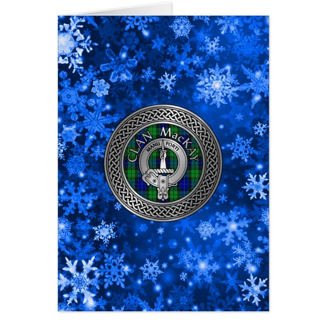 Clan MacKay Crest & Tartan Knot Cards (Front)