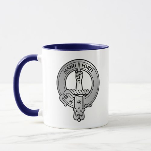 Clan MacKay Crest  Tartan Mug