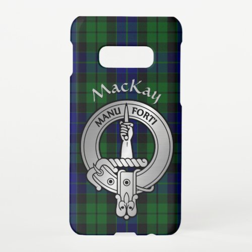 Clan MacKay Crest  Tartan Samsung Galaxy Case