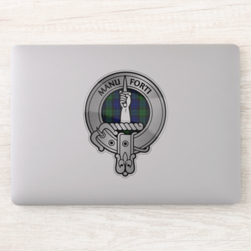 Clan MacKay Crest  Tartan Sticker