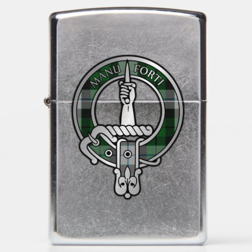 Clan MacKay Dress Tartan Crest  Zippo Lighter