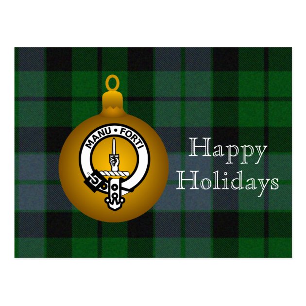 Clan Mackay Holiday Greeting Card