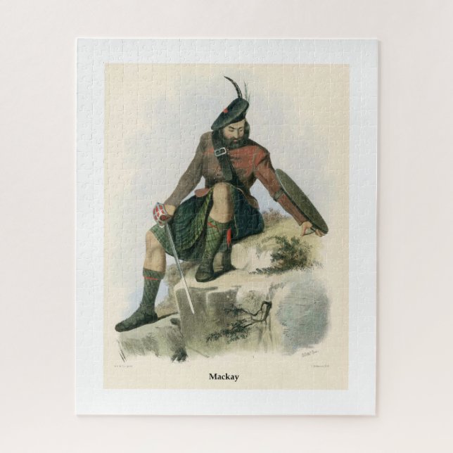 Clan MacKay Jigsaw Puzzle (Vertical)