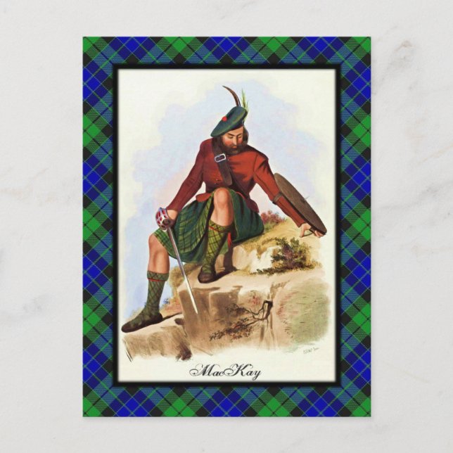Clan MacKay Scottish Dreams Postcard (Front)