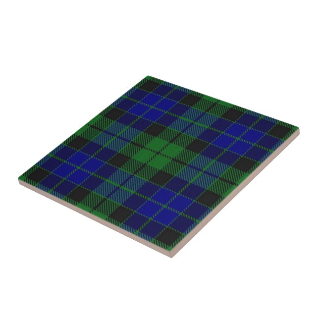Clan MacKay Scottish Expressions Tartan Tile (Side)