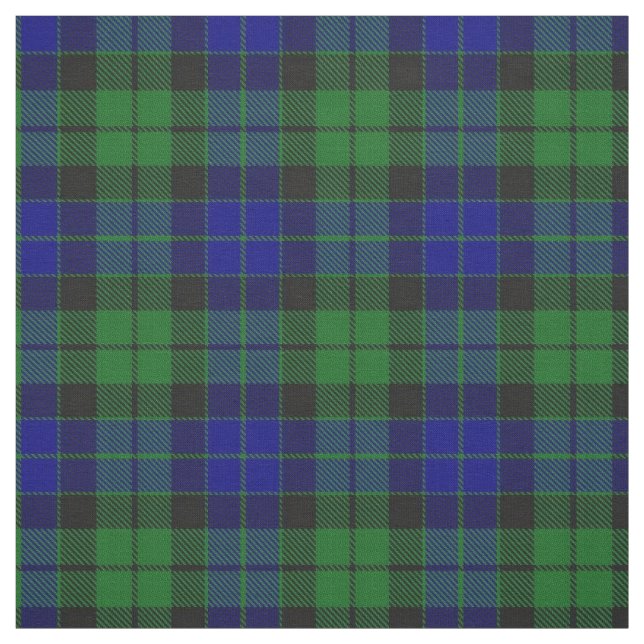 Clan MacKay Scottish Tartan Plaid Fabric (Swatch)