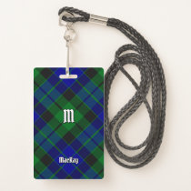 Clan MacKay Tartan Badge