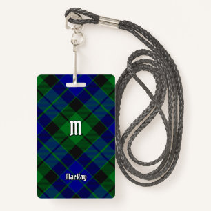 Clan MacKay Tartan Badge