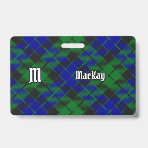 Clan MacKay Tartan Badge