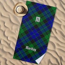 Clan MacKay Tartan Beach Towel