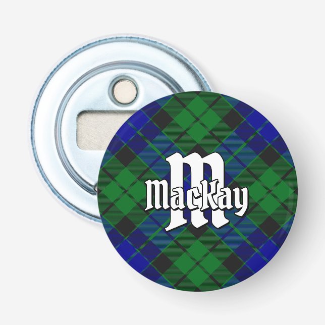 Clan MacKay Tartan Bottle Opener (Front)