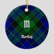 Clan MacKay Tartan Ceramic Ornament