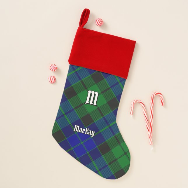 Clan MacKay Tartan Christmas Stocking (Front)