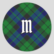 Clan MacKay Tartan Classic Round Sticker