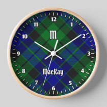 Clan MacKay Tartan Clock