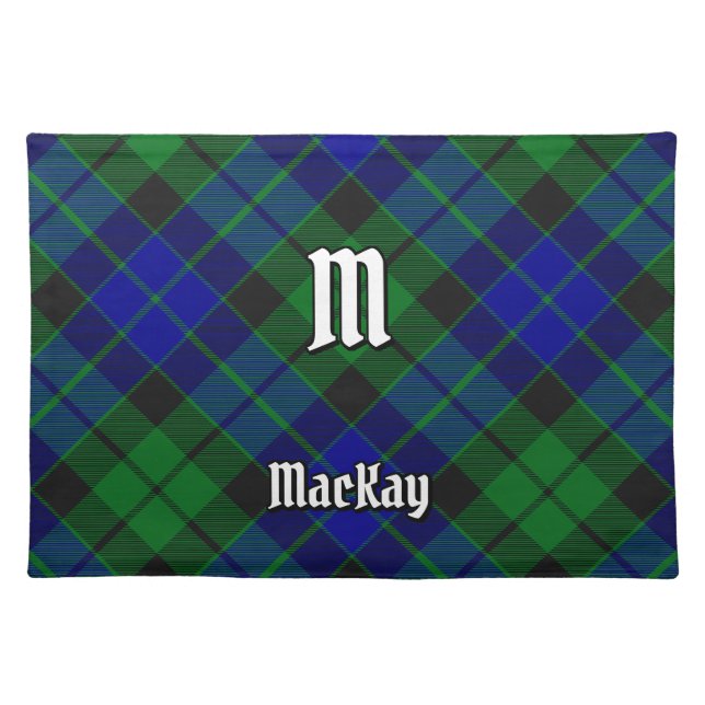 Clan MacKay Tartan Cloth Placemat (Front)