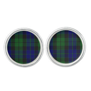 Clan MacKay Tartan Cufflinks