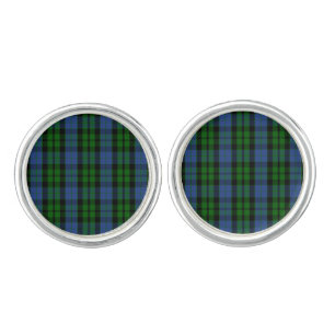 Clan MacKay Tartan Cufflinks