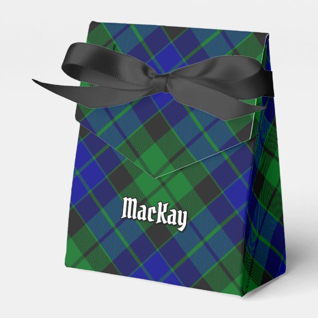 Clan MacKay Tartan Favor Boxes (Front Side)