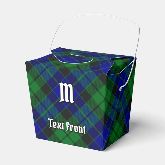 Clan MacKay Tartan Favor Boxes (Front Side)