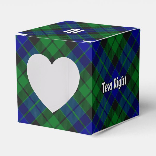 Clan MacKay Tartan Favor Boxes (Front Side)