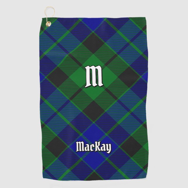 Clan MacKay Tartan Golf Towel (Front)