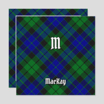 Clan MacKay Tartan Invitation