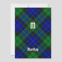 Clan MacKay Tartan Invitation